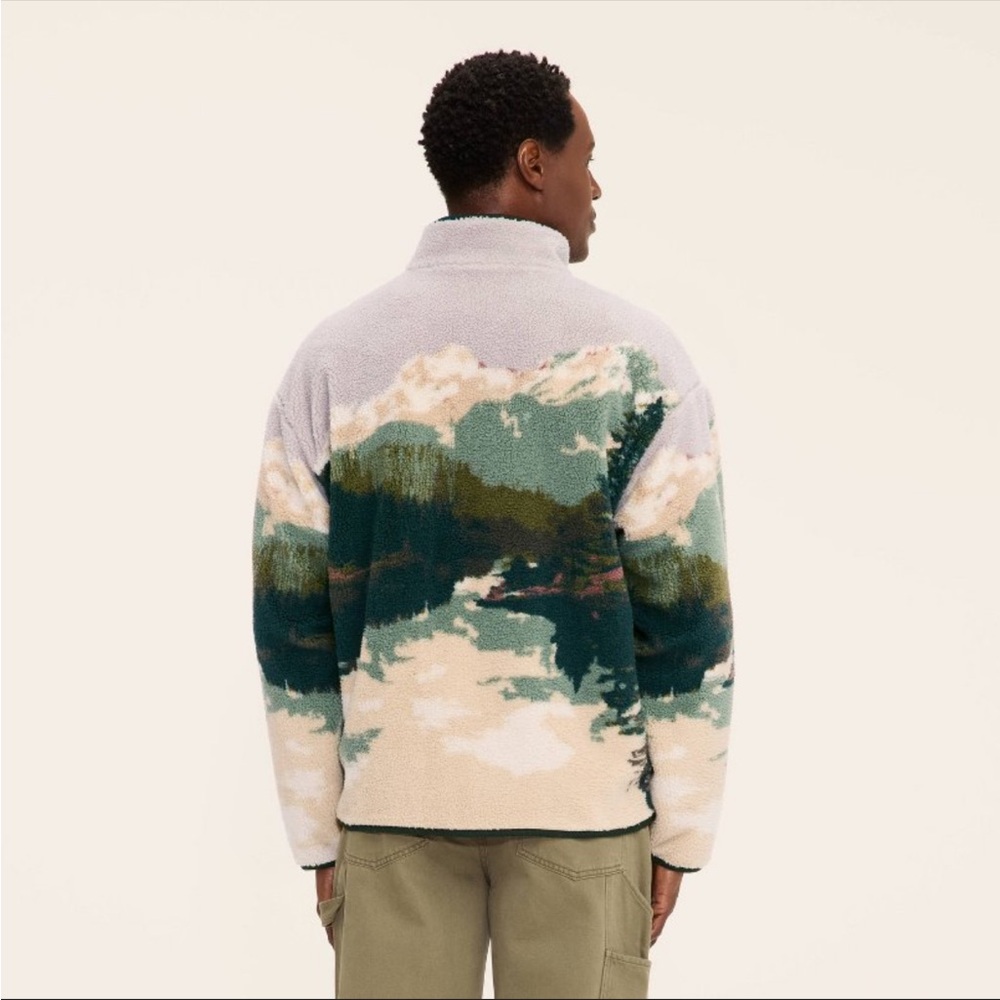 NWT Woolrich x Target Landscape Fleece Jacket - Picture 4 of 4